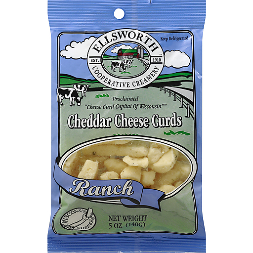 2 Oz Garlic Cheese Curds Ellsworth Cooperative Creamery