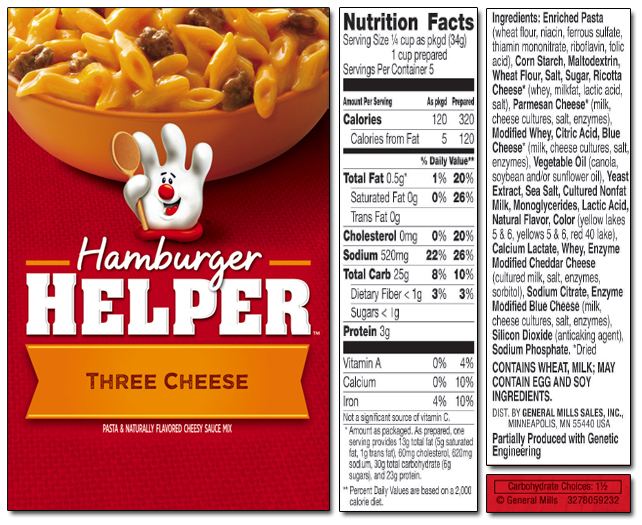 9 Hamburger Helper Calories And Serving Sizes