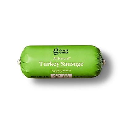 All Natural Turkey Sausage Roll 16Oz Good Gather Target