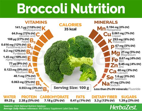 Broccoli Nutrition Facts And Health Benefits, 57% Off