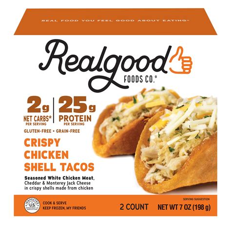 Buy Real Good Foods Chicken Shell Chicken Taco 2 Count Online At Lowest Price In India 770956489