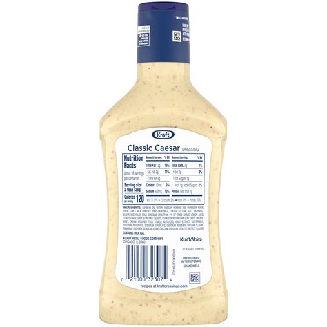 Caesar Dressing Nutrition Facts