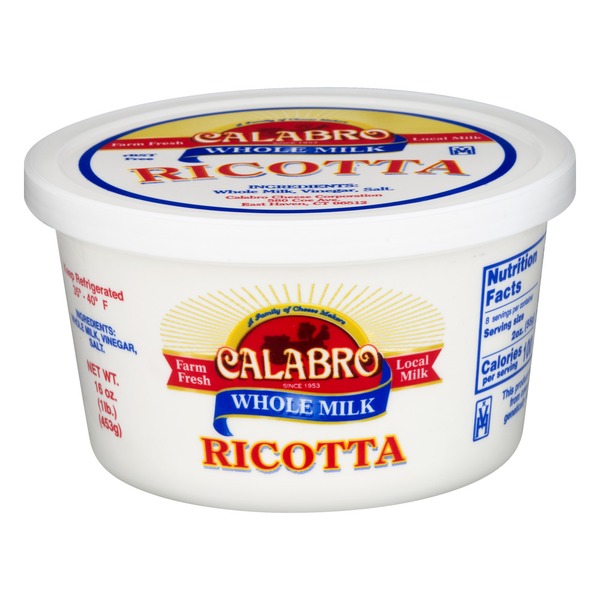 Calabro Ricotta Cheese Whole Milk From Whole Foods Market Instacart