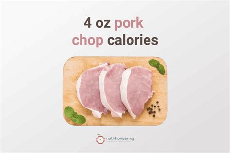 Calories In 1 Medium Pork Chop And Nutrition Facts