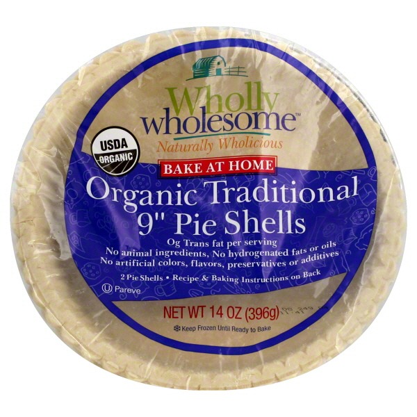 Calories In Pie Shells Organic Traditional 9 Inch From Wholly Wholesome