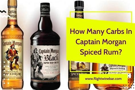 Captain Morgan: Calorie Comparison Chart