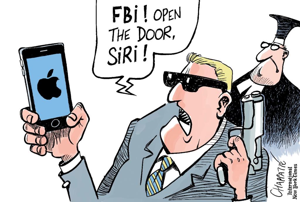 Cartoons Apple Fights The Fbi Over Privacy Issues The Mercury News