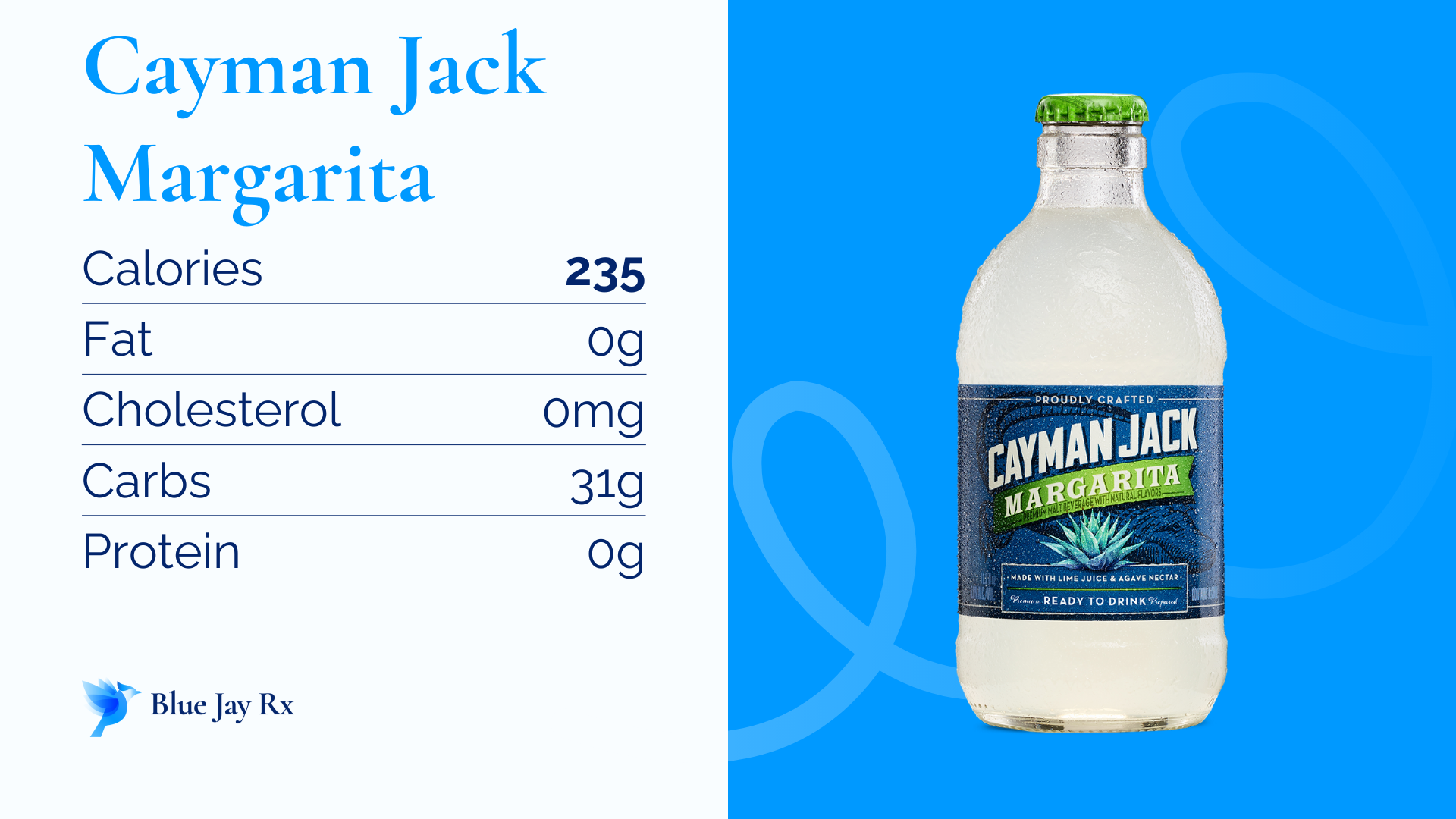 Cayman Jack Margarita Calories And Nutrition Facts One Cayman Jack Margarita 235 Calories