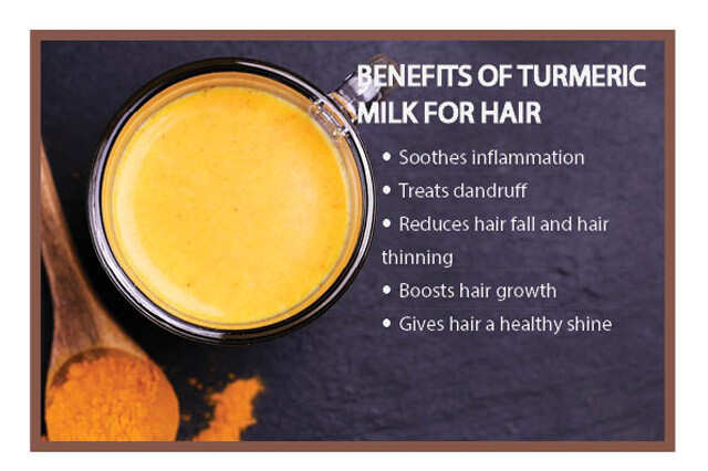 Check Out The Many Benefits Of Turmeric Milk For Hair Health