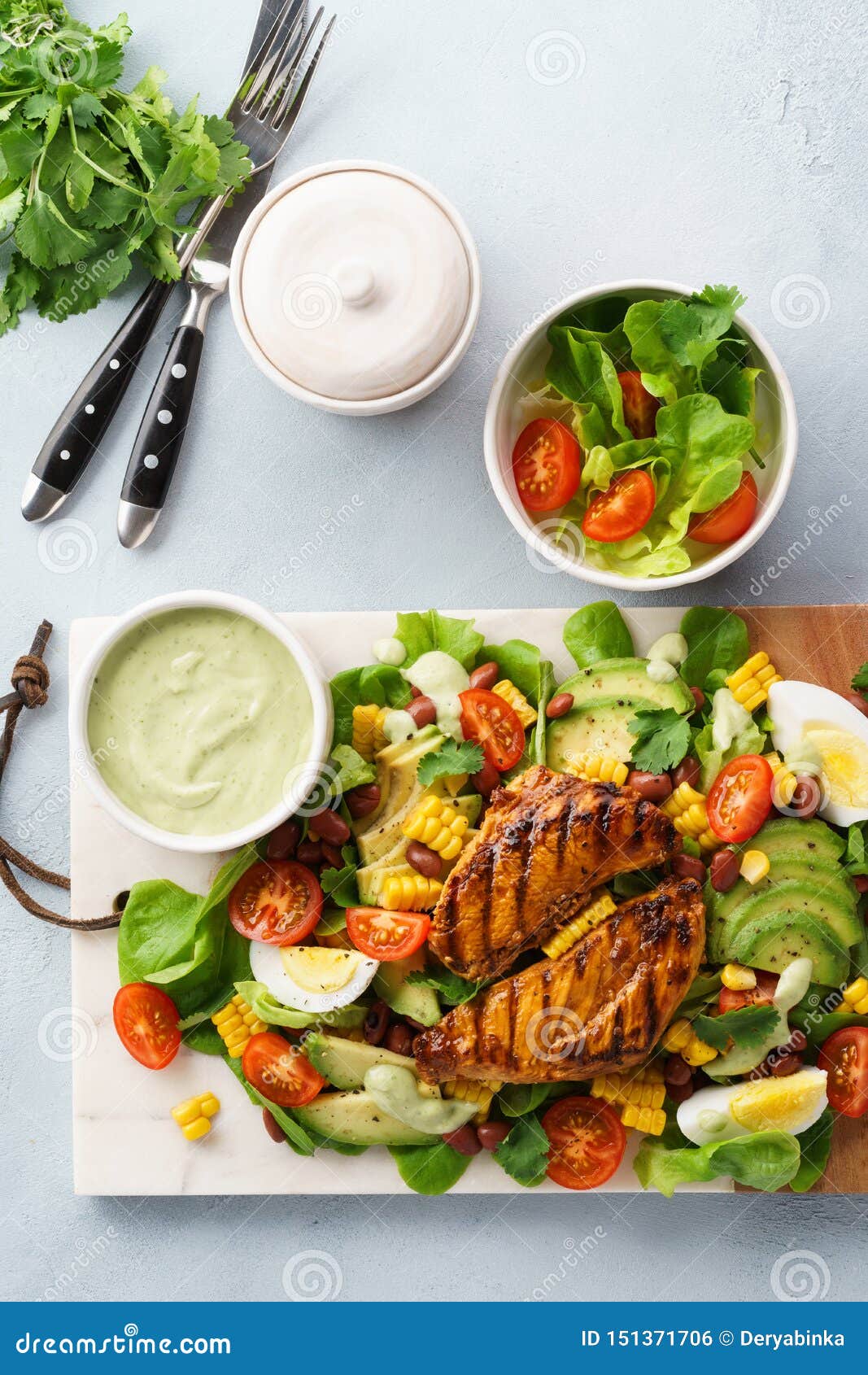 Chicken Cobb Salad With Avocado Ranch Dressing 31 Daily