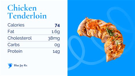 Chicken Tenderloin Calories And Nutrition Facts One Chicken