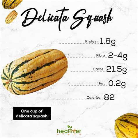 Delicata Squash Nutrition And Health Benefits Healthier Steps