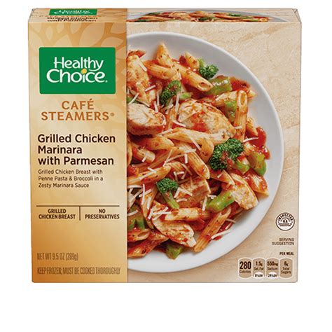 Easy Low Calorie Meals Cafe Steamers Healthy Choice Chicken Freezer Meals Healthy Frozen