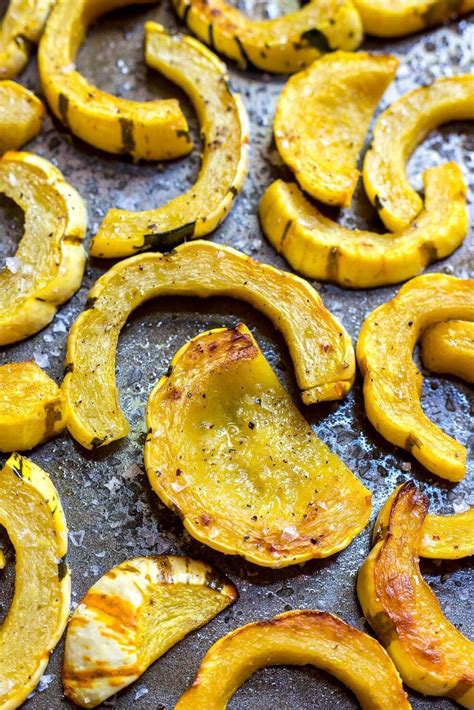 Easy Roasted Delicata Squash Recipe The Flavor Bender