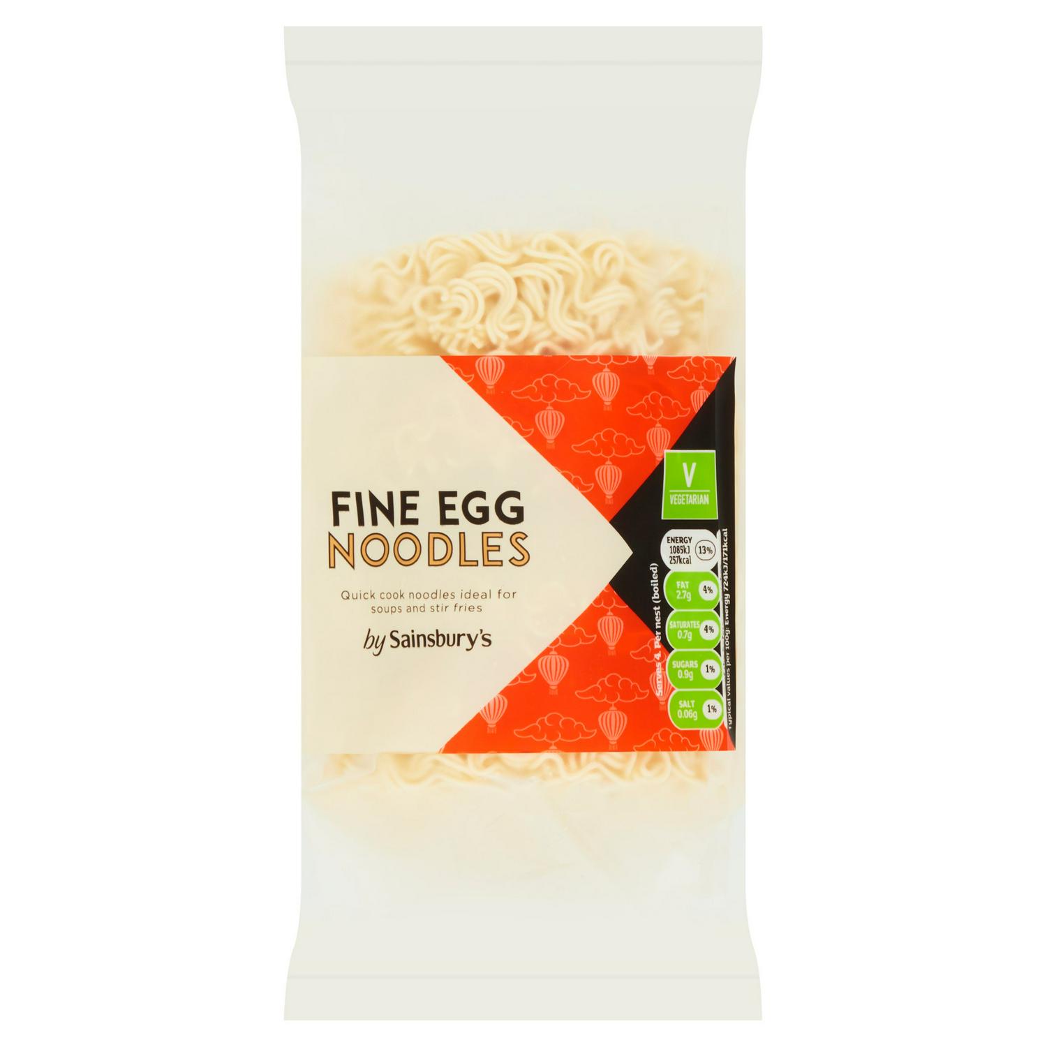 Egg Noodles Sainsbury S 410G