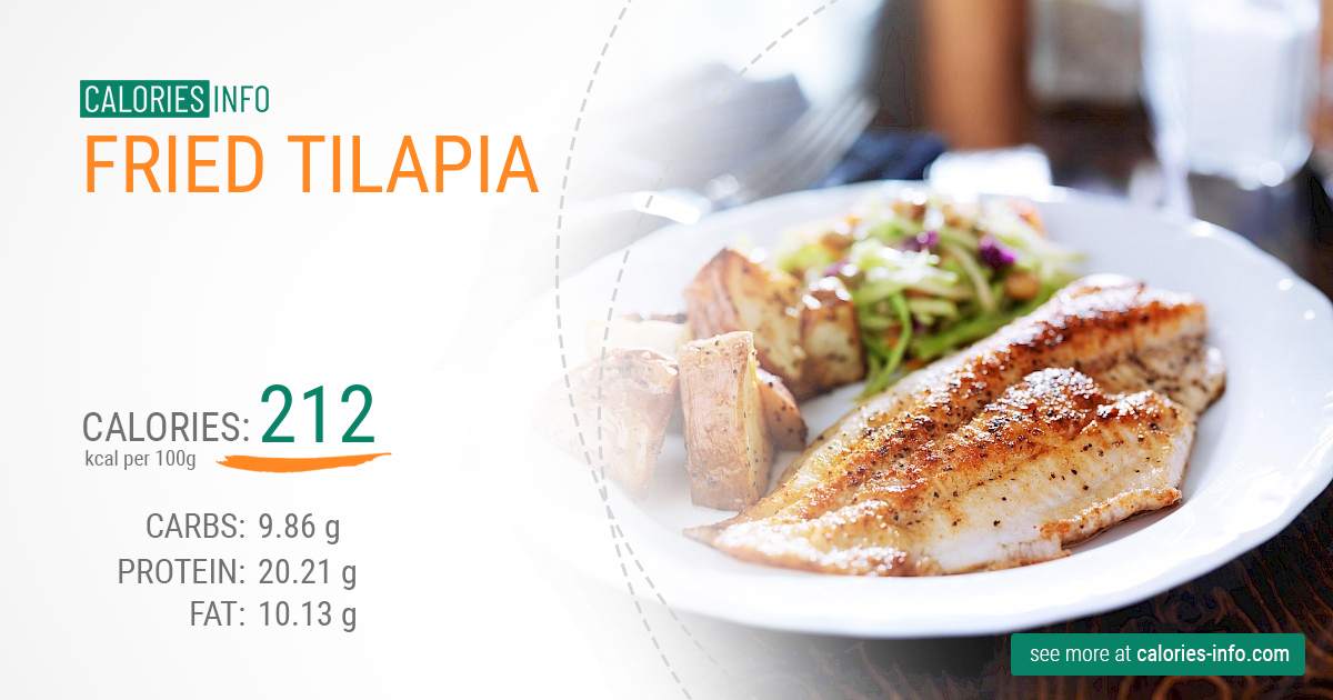 Fried Tilapia Calories 100G At Patricia Davis Blog