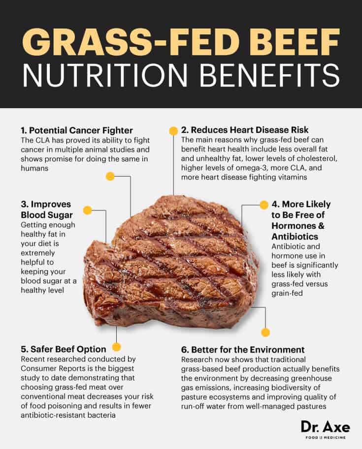 Grass Fed Beef Nutrition Health Benefits Dr Axe Hot Sex Picture