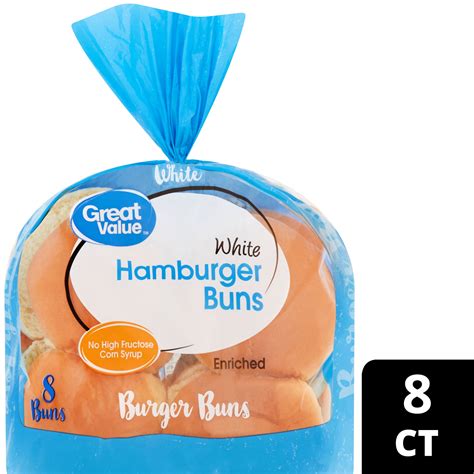 Great Value Hamburger Buns 8 Count 11 Oz Walmart Inventory Checker