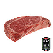 H E B Grass Fed Beef Ribeye Steak Boneless Thick Usda Choice Shop Beef At H E B