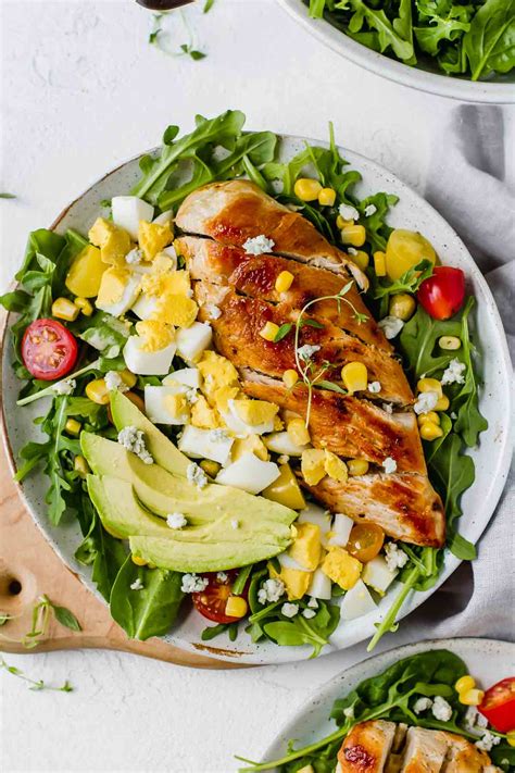 Healthy Chicken Cobb Salad Recipe Jar Of Lemons 2 Jar Of Lemons