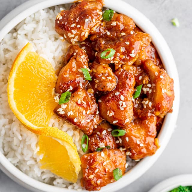 Healthy Orange Chicken Gimme Delicious