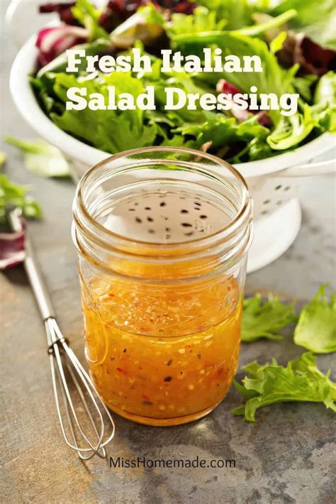 Homemade Italian Dressing Recipes Misshomemade Com