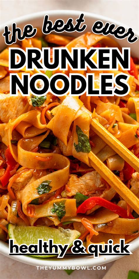 Indulge In Drunken Noodles: Uncover Their Nutritional Benefits