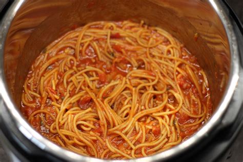 Instant Pot Whole Wheat Spaghetti With Marinara Recipe In 2020