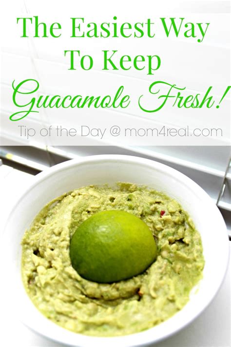 Keep Guacamole From Turning Brown Tip Of The Day Mom 4 Real