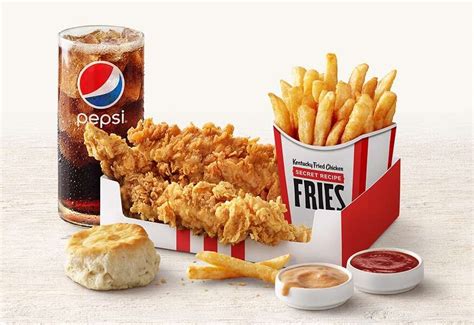 Kfc Adds New Tenders Amp Fries Meal Deal To Its Menu Thrillist