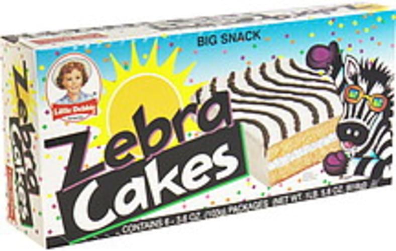 Little Debbie Big Snack Zebra Cakes 6 Ea Nutrition Information Innit