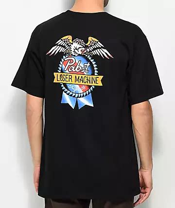 Loser Machine X Pbr Full Bloom Black T Shirt Zumiez