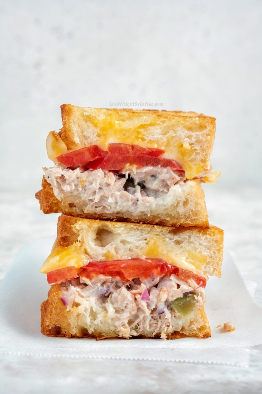 Low Calorie Tuna Melt Sandwich Lose Weight By Eating