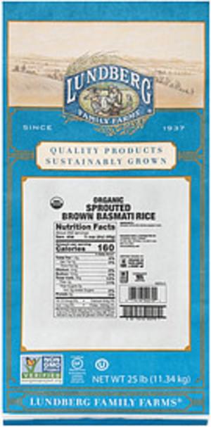 Lundberg Family Farms Organic Sprouted Brown Basmati Lundberg Family Farms Organic Sprouted