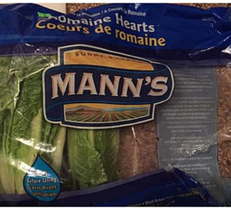 Mann S Romaine Hearts 85 G Nutrition Information Innit