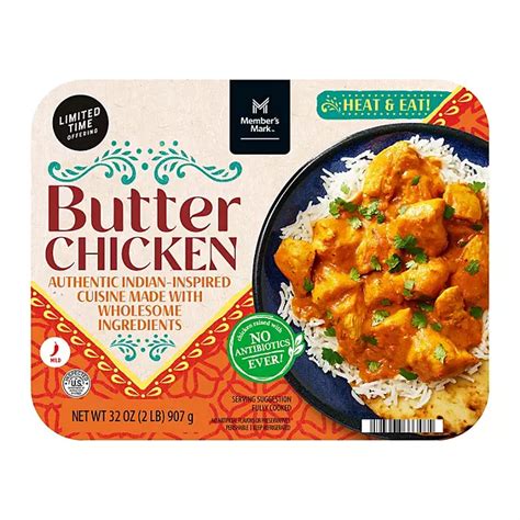 Member Amp 39 S Mark Indian Butter Chicken 32 Oz Sam Amp 39 S Club