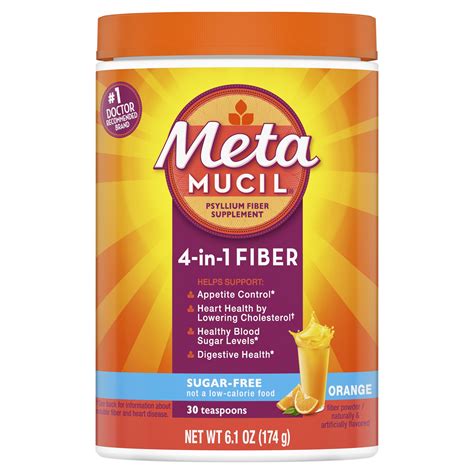 Metamucil Fiber Supplement Psyllium