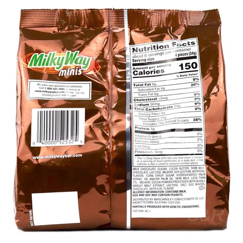 Milky Way Mini Calories Guide