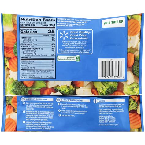 Mix Vegetable Nutrition Value