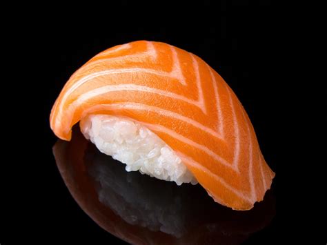 Nigiri Salmon Sushi Nutrition Facts Eat This Much