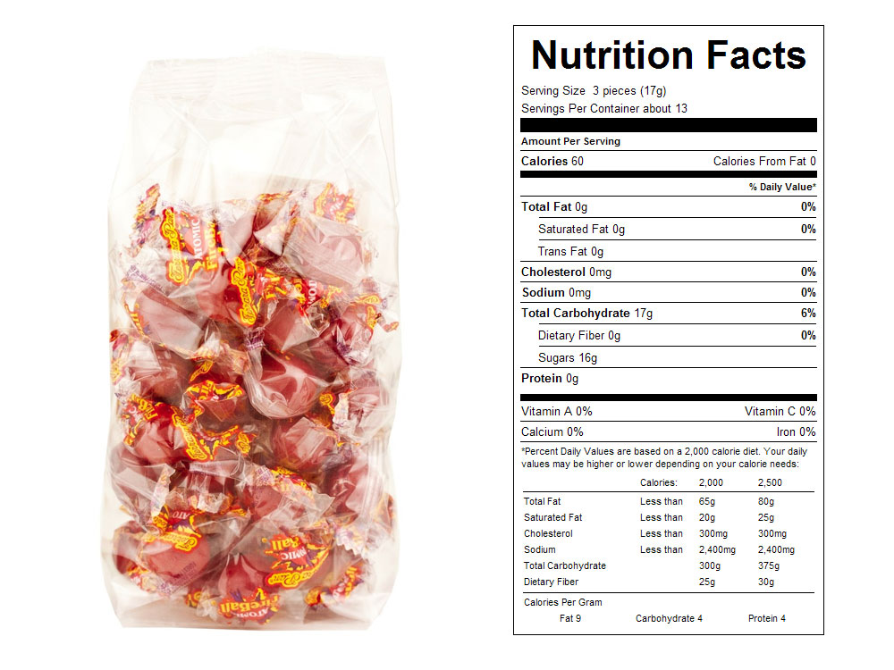 Nutrition Facts For Fireball