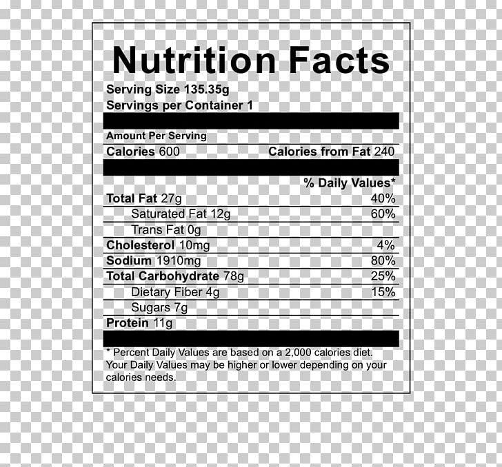 Nutrition Facts Label Nutrient Broccoli Calorie Broccoli Food Text