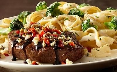 Olive Garden Gorgonzola Topped Sirloin Steak Nutrition Facts