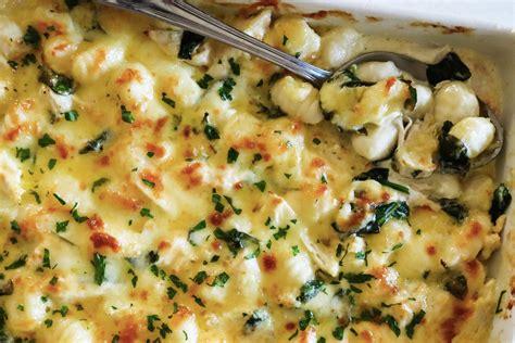 One Tray Creamy Garlic Chicken Gnocchi Bake Recipe