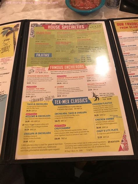 Online Menu Of Chuy S Restaurant College Station Texas 77840 Zmenu