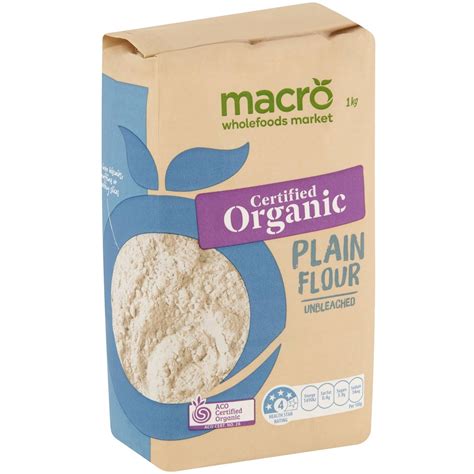 Organic Plain Flour Macro