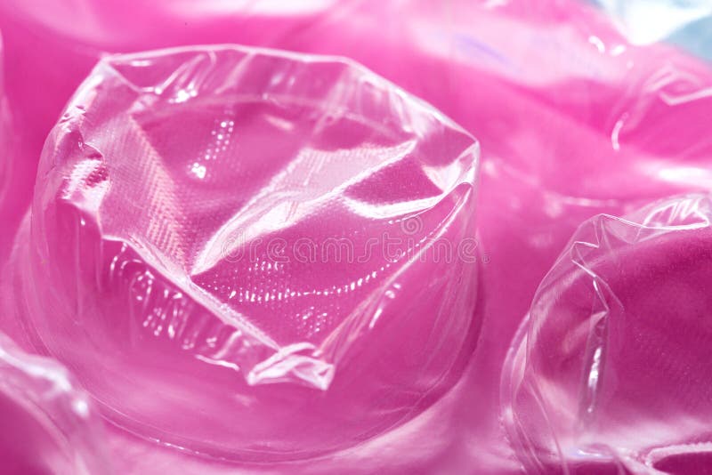 Pink Bubble Wrap Macro Photography Stock Photo Image Of Shipping Safety 257277148