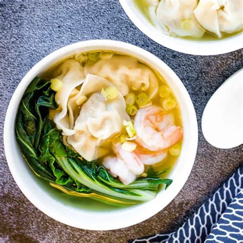 Pork And Shrimp Wonton Soup