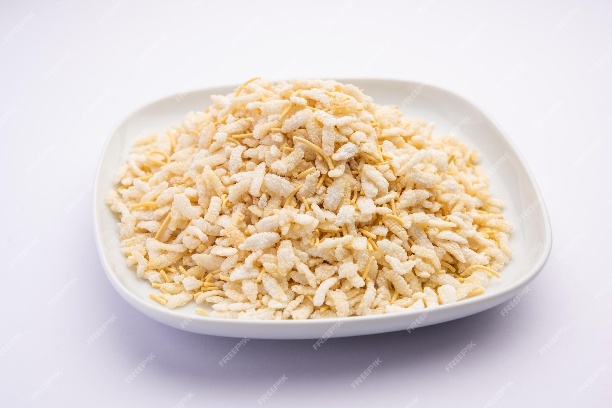 Premium Photo Simple Diet Poha Chivda In A Bowl