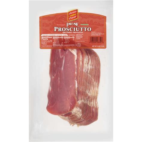 Prosciutto Vitamin Details